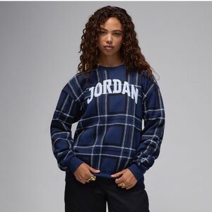 Jordan Brooklyn Graphic  Crew Neck  Sweatershirt